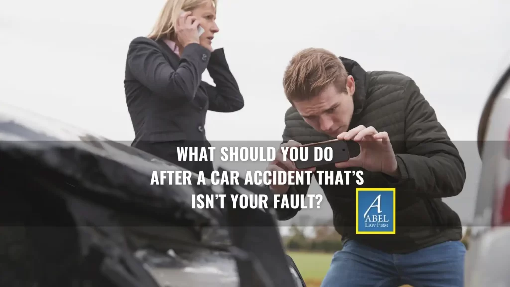 What Should You Do After a Car Accident That's Isn't Your Fault? Image