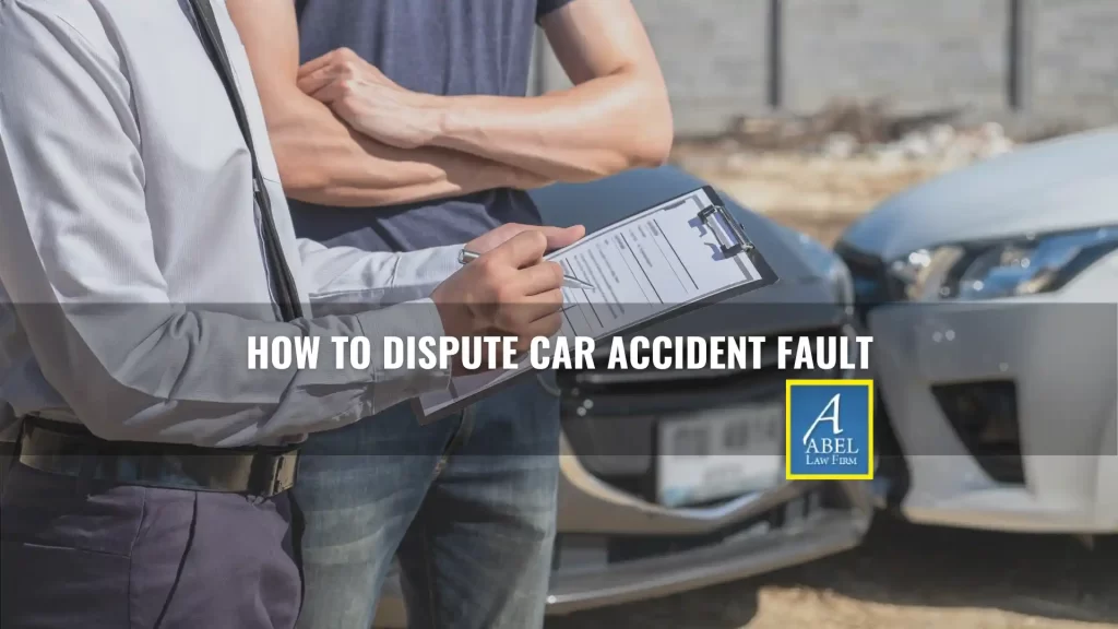 How to dispute car accident fault Image